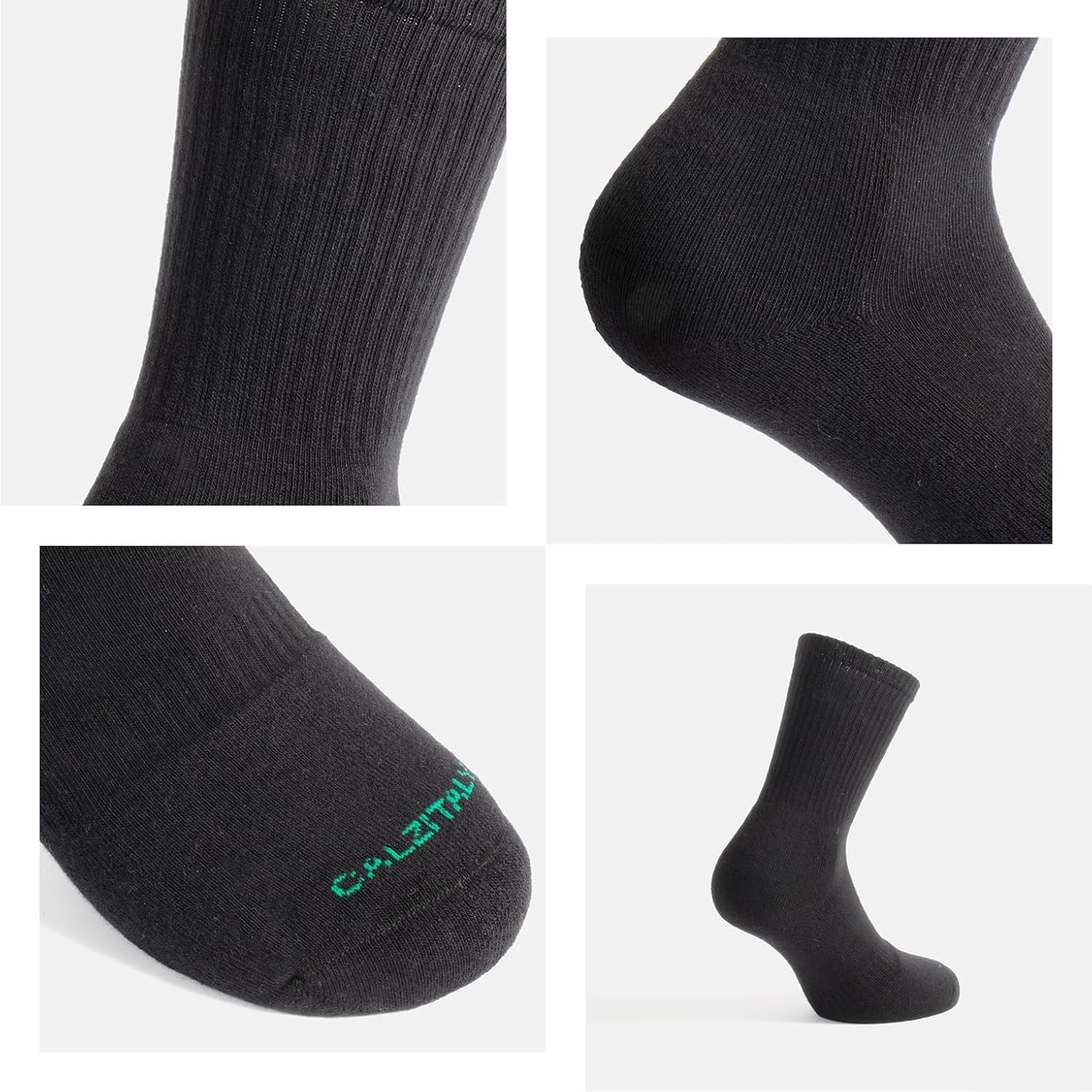 Detalle 2 de CALZITALY PACK 2-4 PAIA: Calze sportive unisex con soletta antiurto e arco plantare elasticizzato
