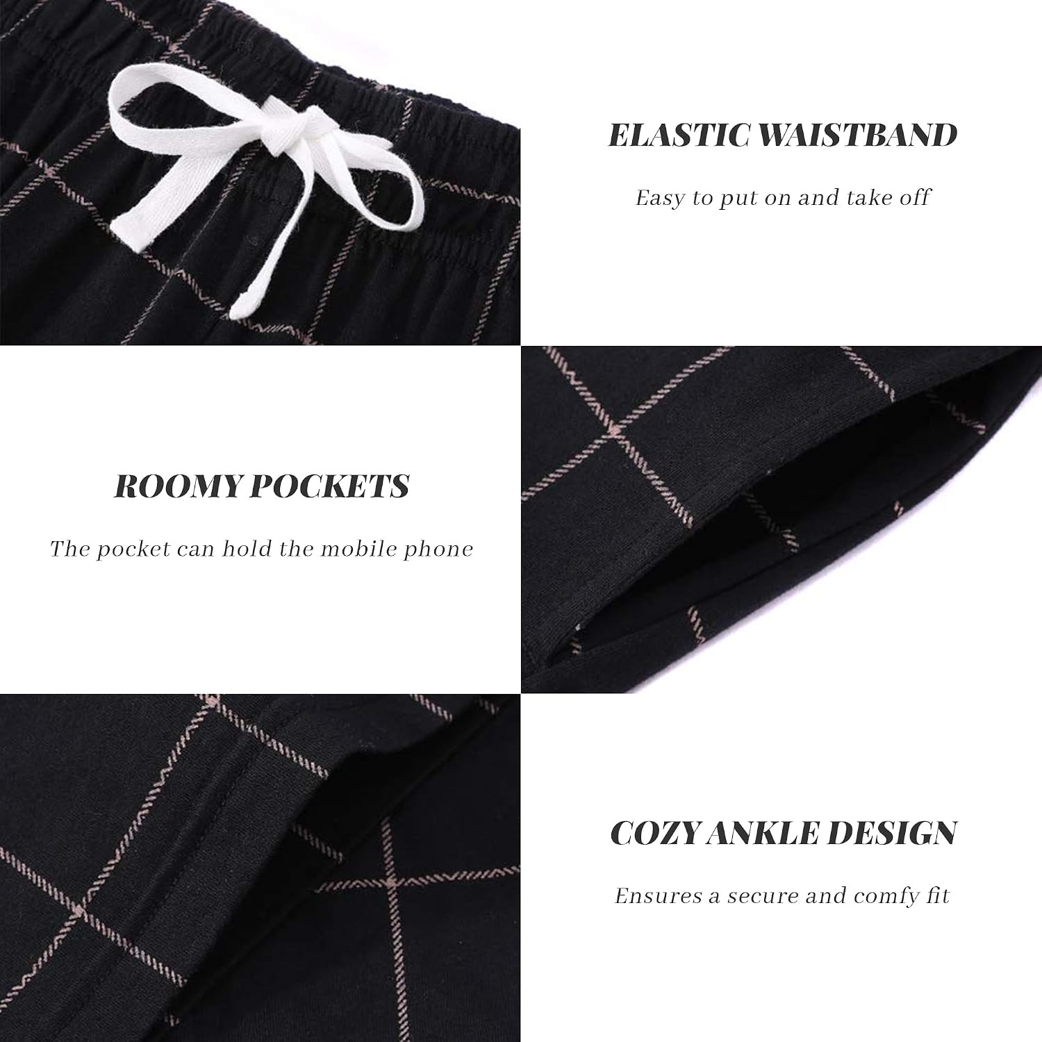 Detalle de Vulcanodon Men's Cotton Pajama Pants