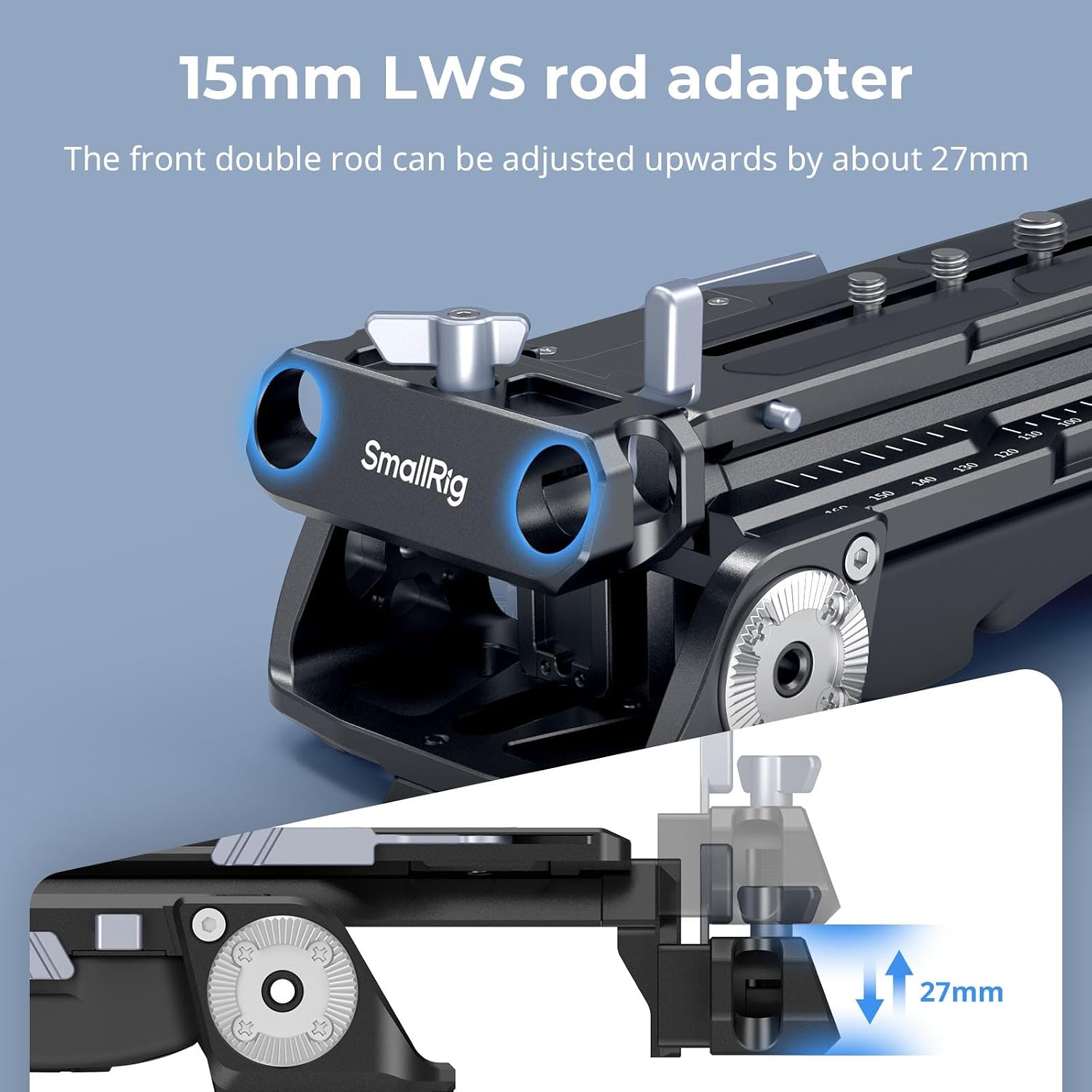 Thumbnail 1 de SMALLRIG 2837C Quick Release Shoulder Plate 15mm