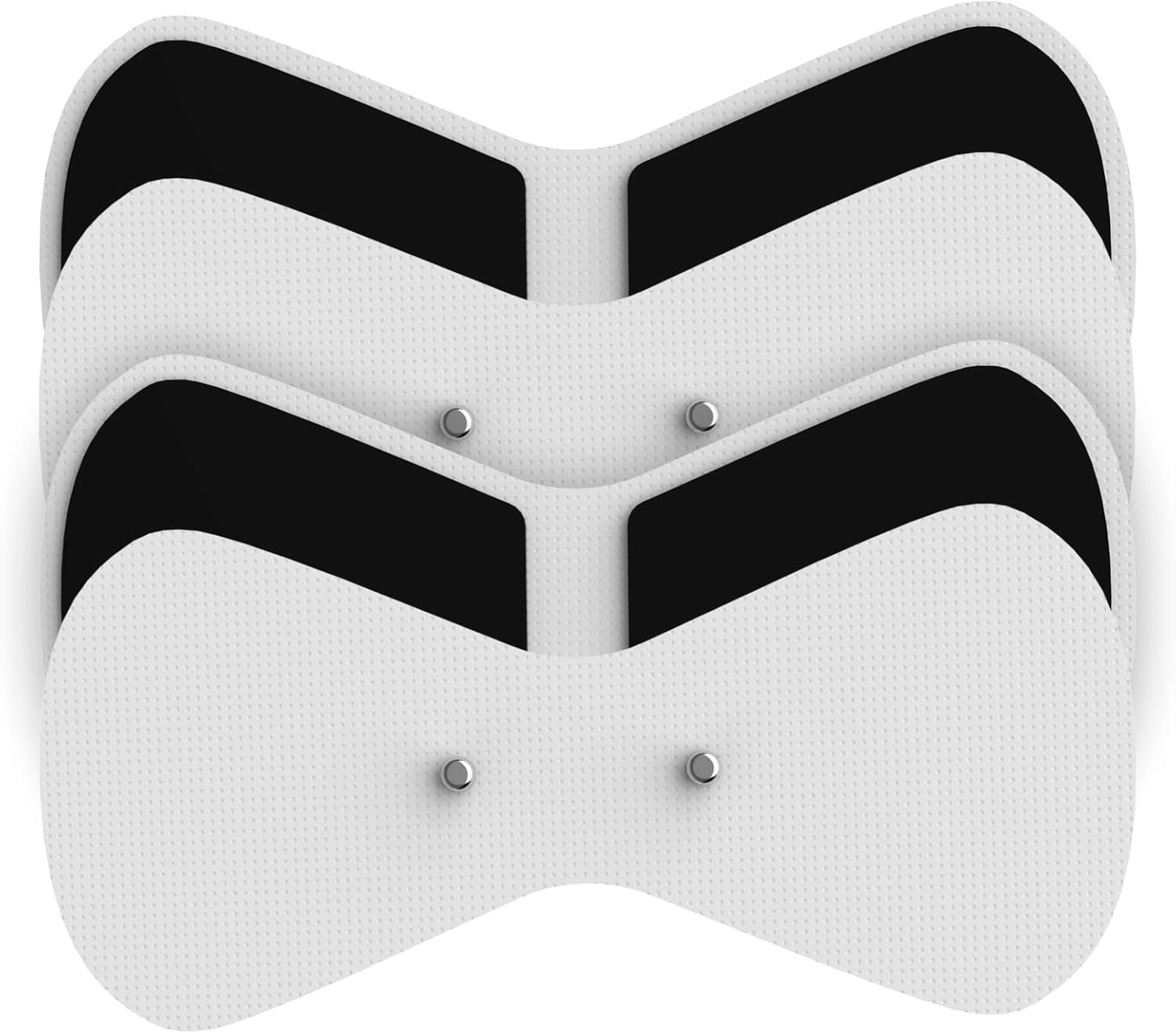 Detalle de Comfytemp Wireless TENS Machine Pads (4 Pack) – 5.1 x 2.4in Reusable Electrodes