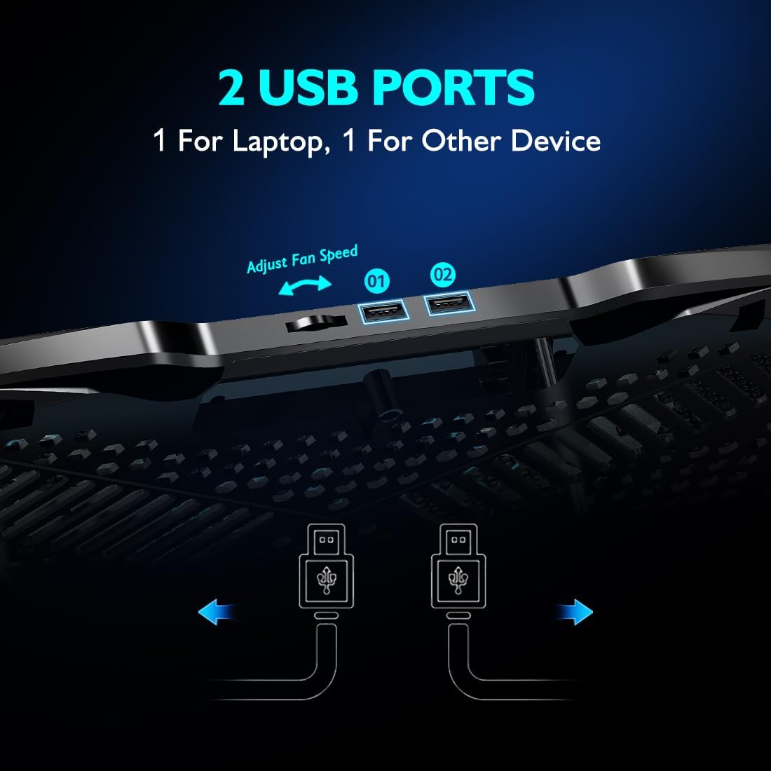 Thumbnail 3 de AIMIUZI Laptop Cooling Pad 15.6-inch