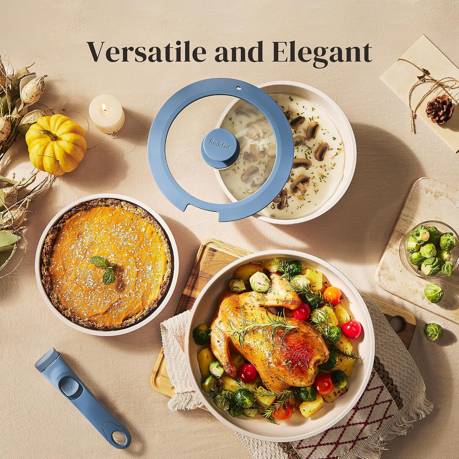 Thumbnail 1 de Redchef 16-piece ceramic nonstick cookware set