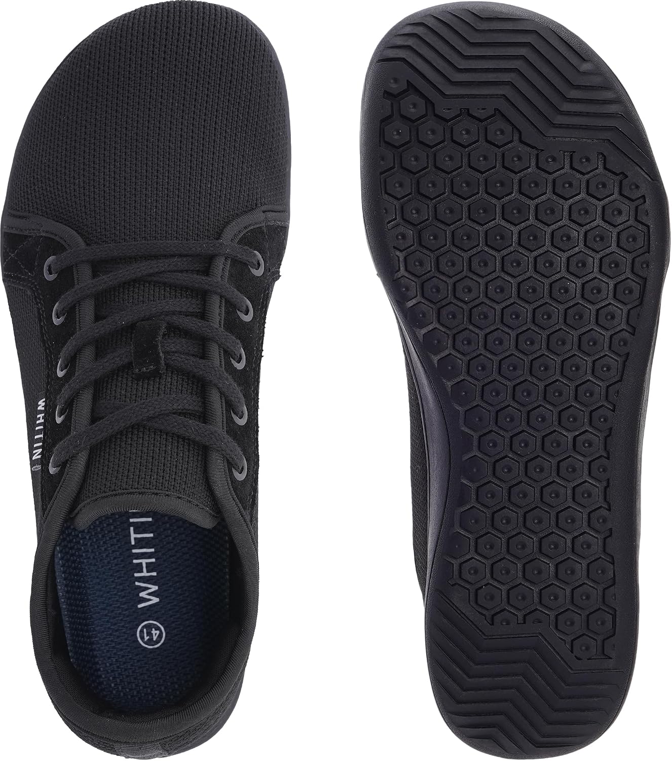 Detalle de WHITIN Men's Wide Minimalist Barefoot Sneakers with Zero Drop Sole