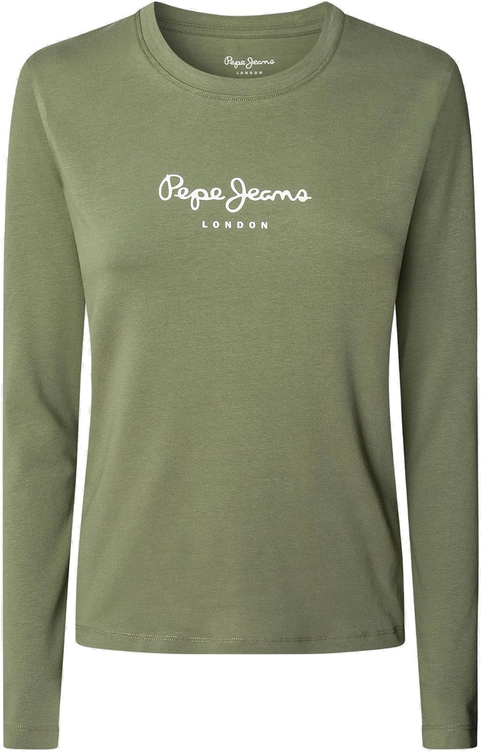 Detalle de Pepe Jeans New Virginia Maglietta da Donna Slim Fit Maniche Lunghe