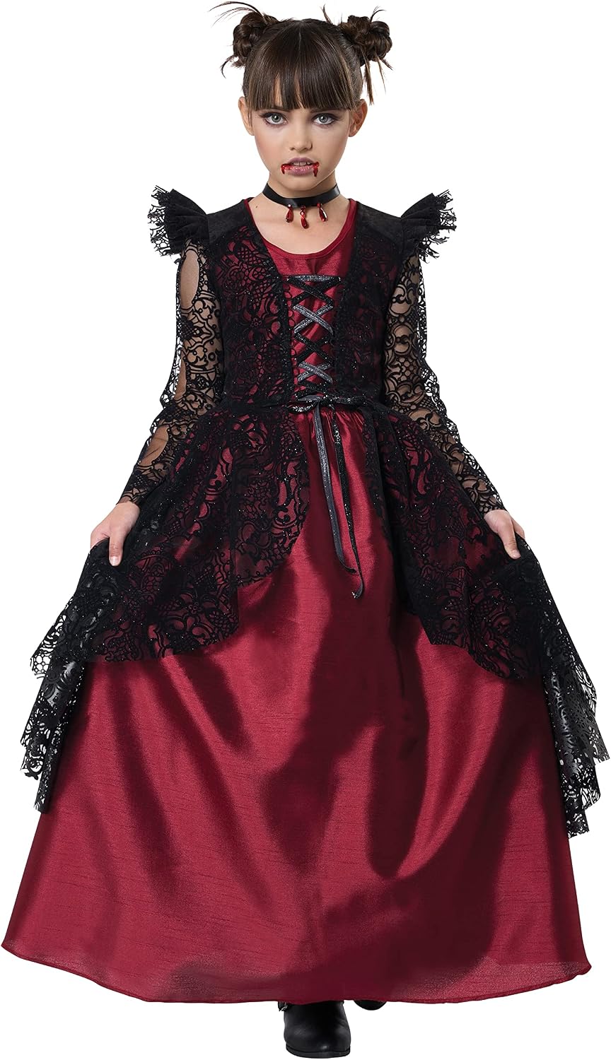 Detalle de California Costumes Girls' Vampire Costume, Child Medium