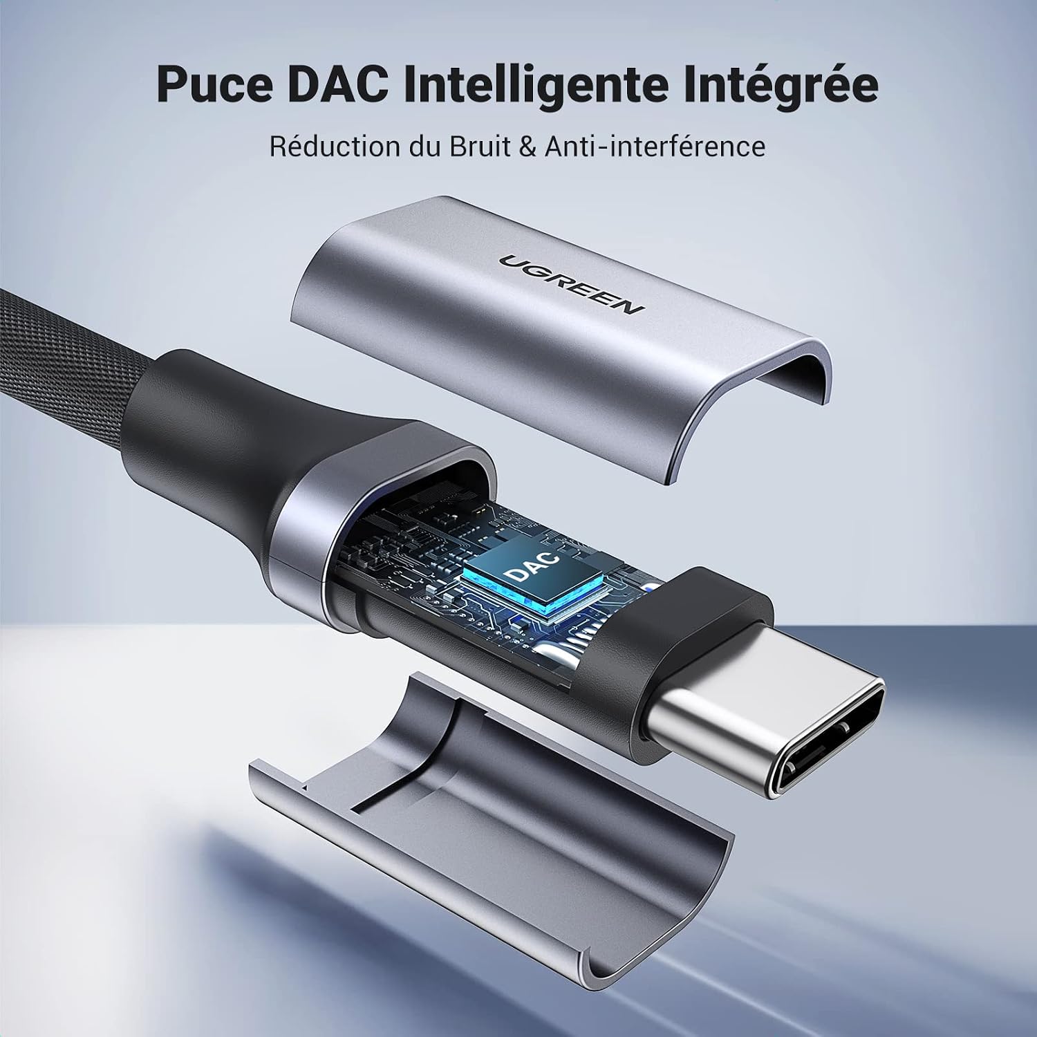 Detalle de UGREEN Adaptateur USB-C 3,5 mm DAC