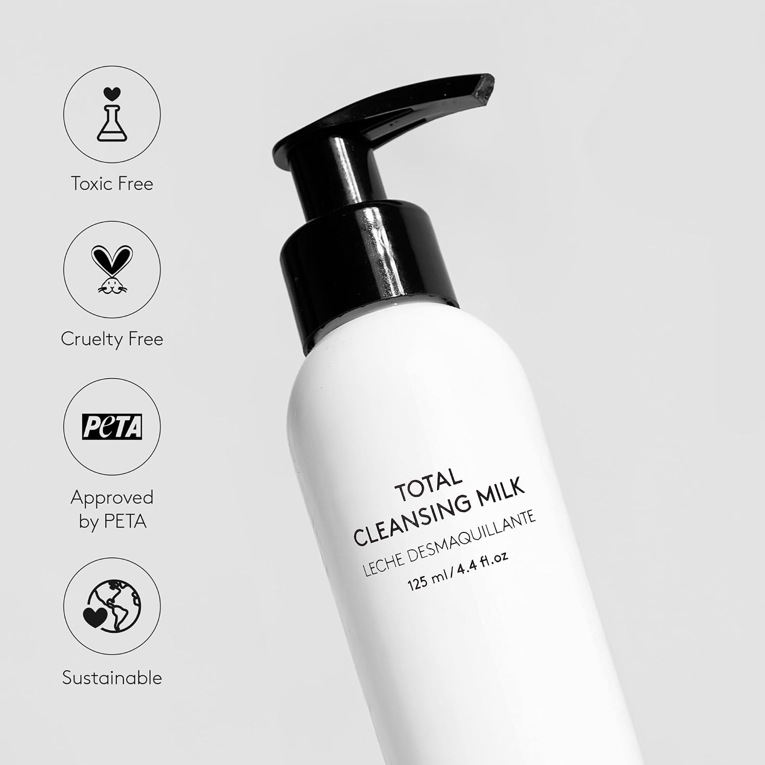 Detalle de COCUNAT Total Cleansing Milk – Latte detergente 125 ml, rimuove trucco anche waterproof