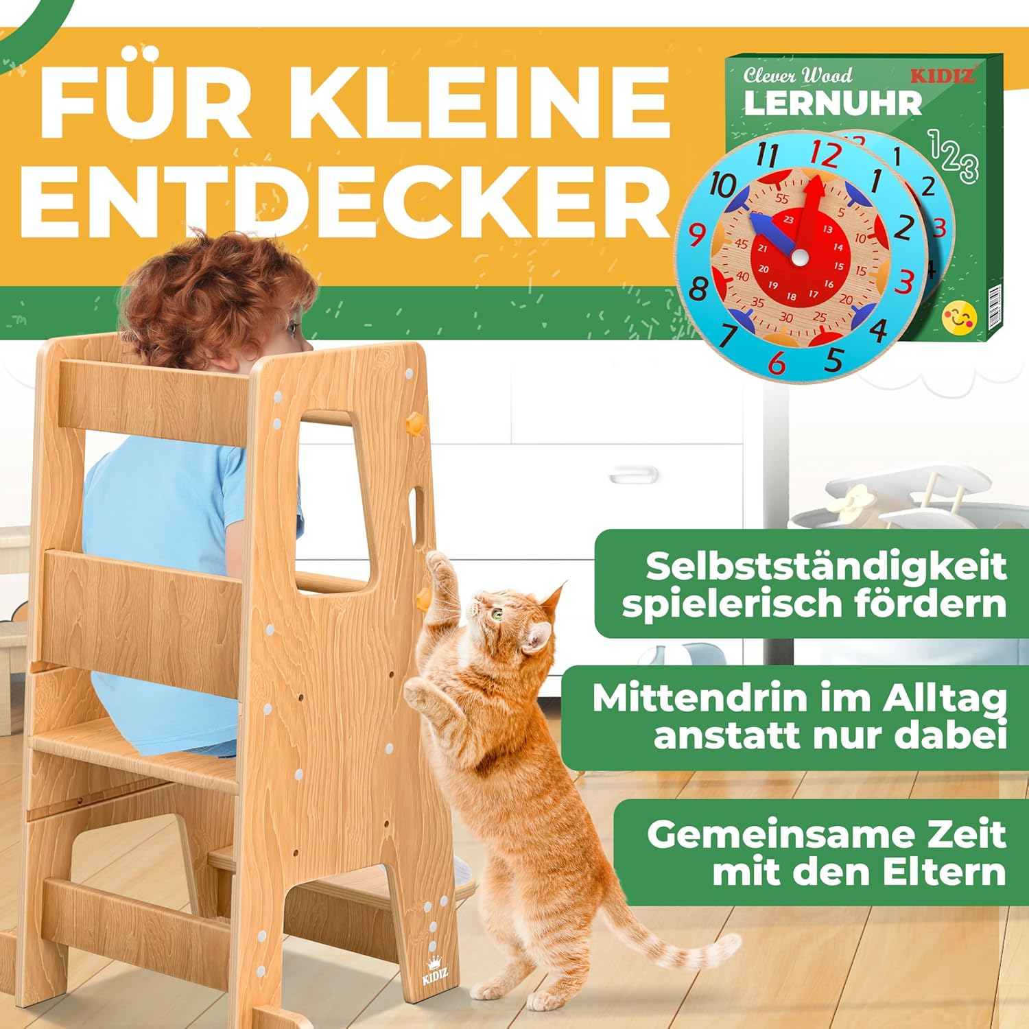 Detalle de KIDIZ® Lernturm 50 kg höhenverstellbar