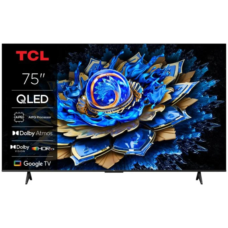 Detalle de TV TCL QLED T69C 75": cinema en casa con Google TV y HDR Dolby Vision
