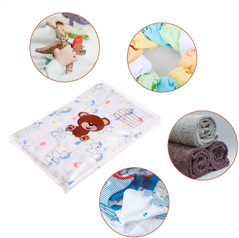 Detalle de GOLDGE 10 bustine corredino neonato con chiusura ermetica e cursore (38 × 25 cm)