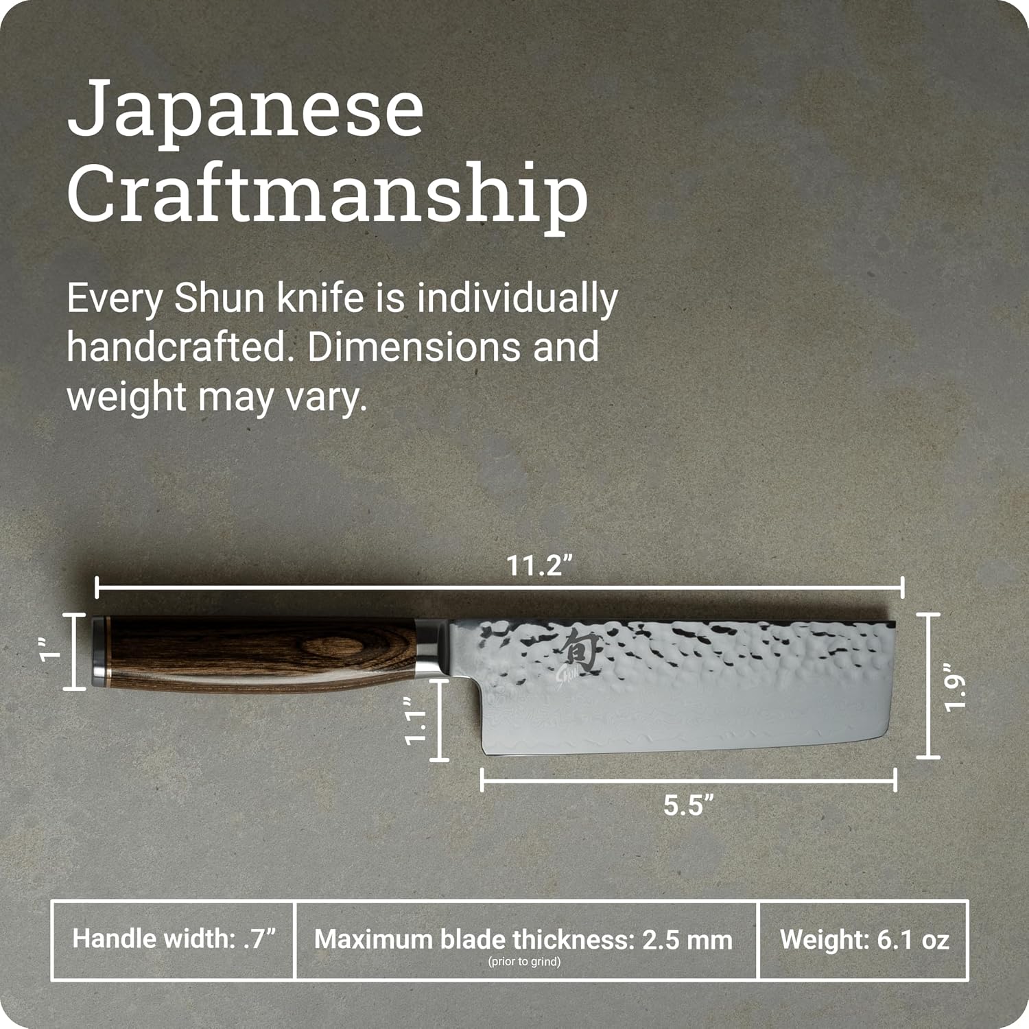 Detalle de Shun Nakiri Knife 5.5-Inch