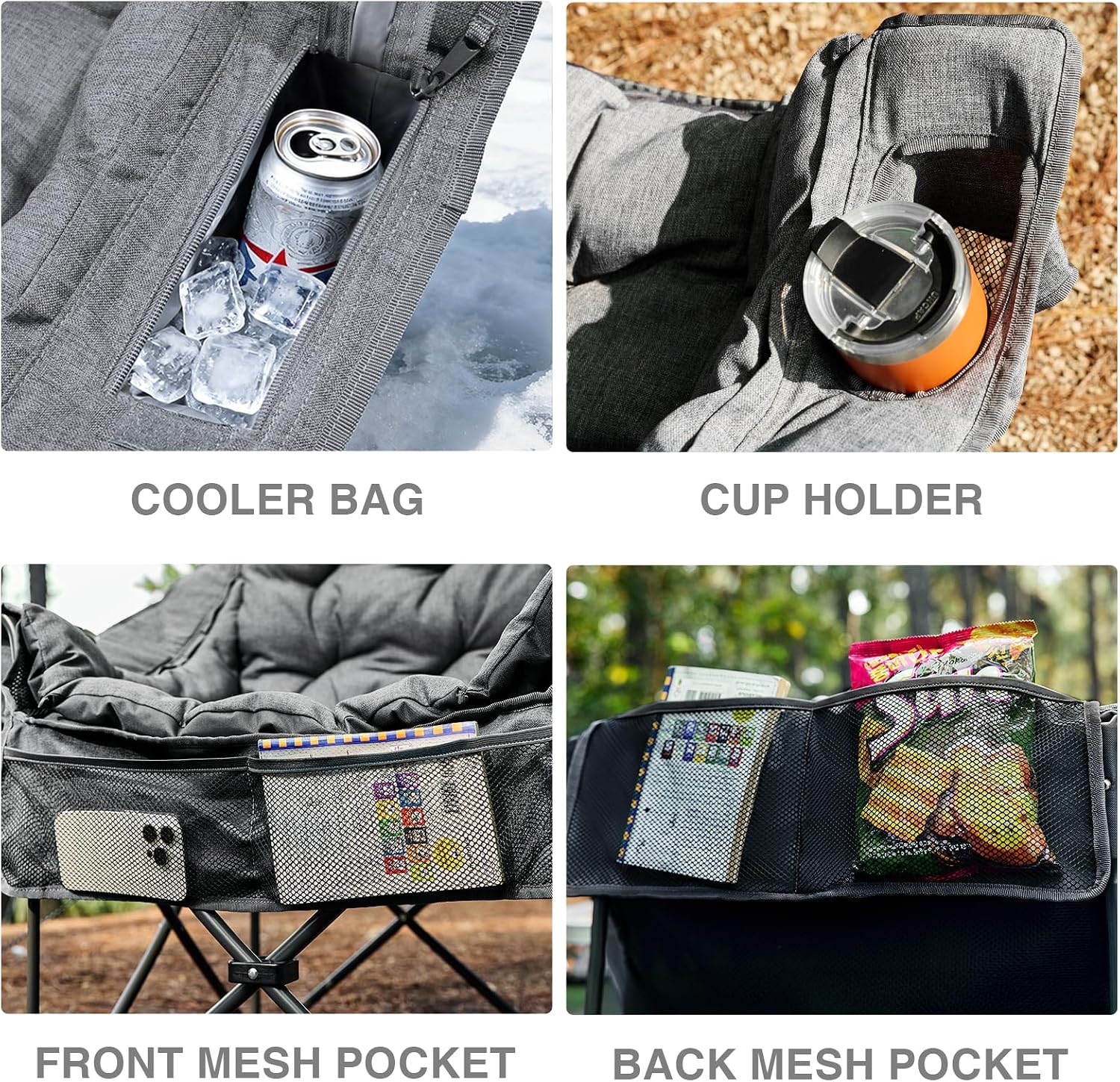 Thumbnail 5 de EVER ADVANCED 2-in-1 Oversized Camping Chair