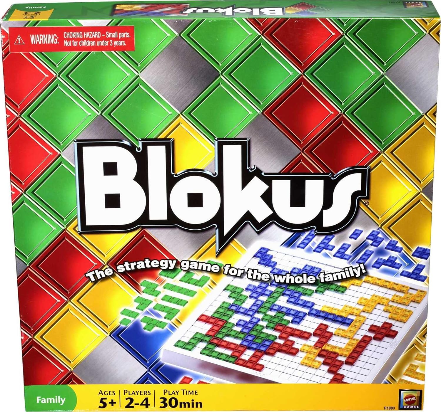 Thumbnail 6 de Mattel Games Blokus (BJV44) — jeu de société de stratégie familial à apprendre en moins d’une minute