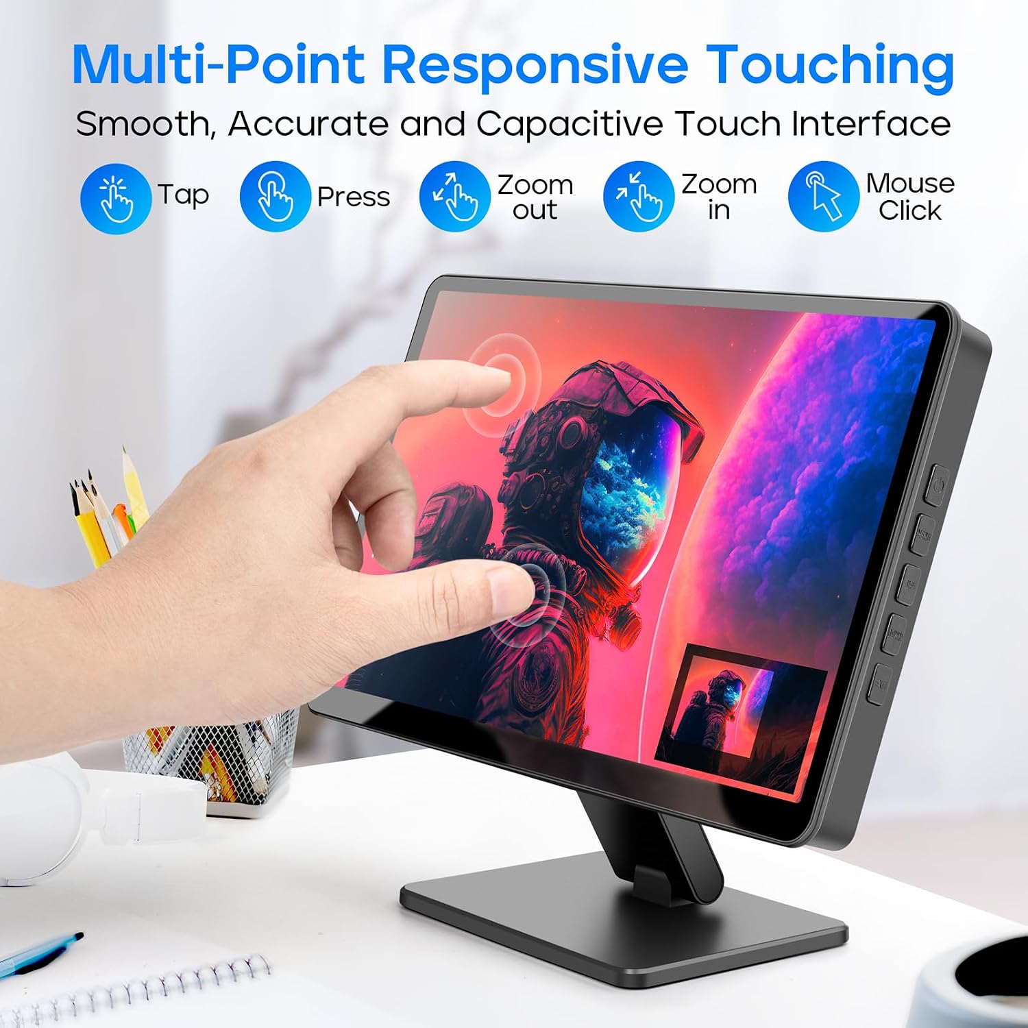 Thumbnail 3 de ROADOM 10.1" Raspberry Pi touch screen 1024×600