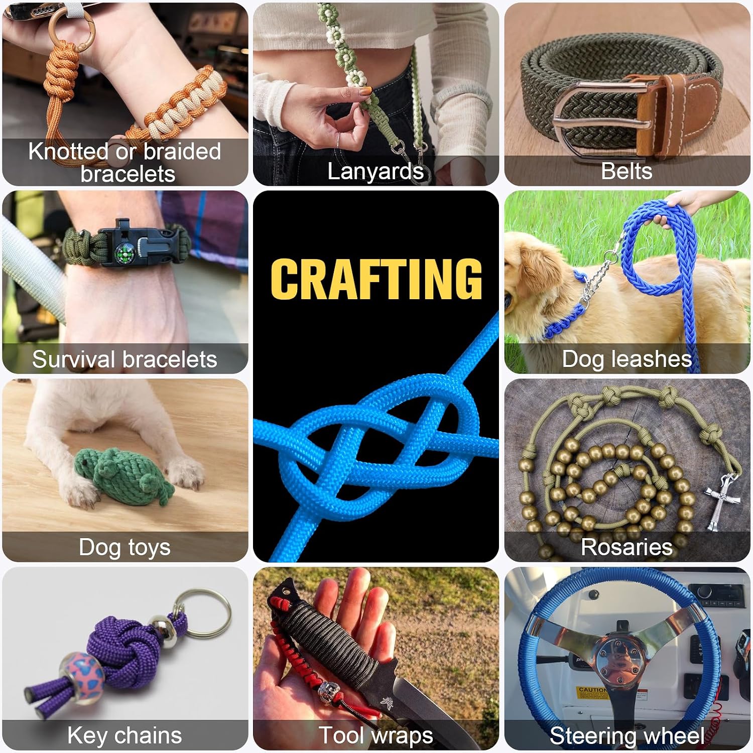 Thumbnail 6 de TRIBERION Paracord Rope 100 ft