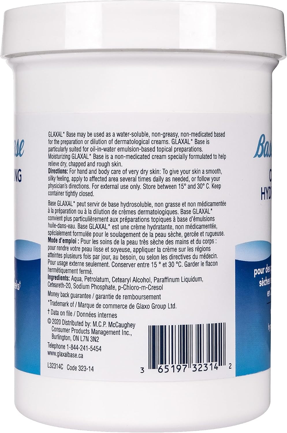 Detalle 2 de Glaxal Base av2022-Glaxal Base-itchy dry skin hypoallergenic parabenfree-ced51bac Moisturizing Cream, 450 g