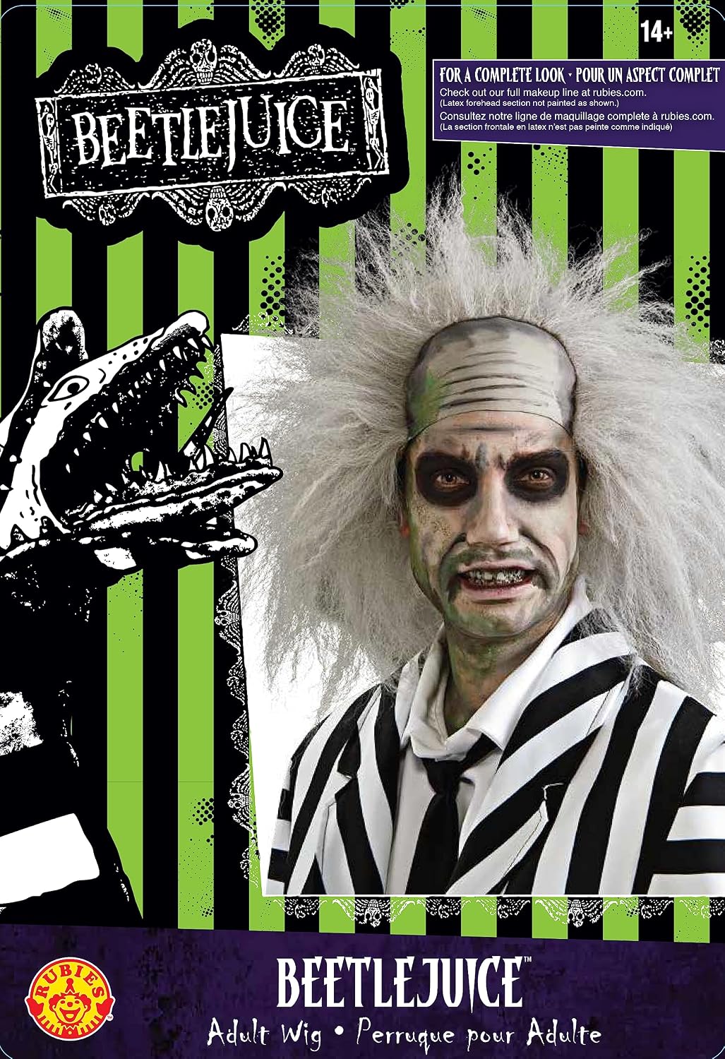Detalle de Beetlejuice Perücke Herren Einheitsgröße 🎭