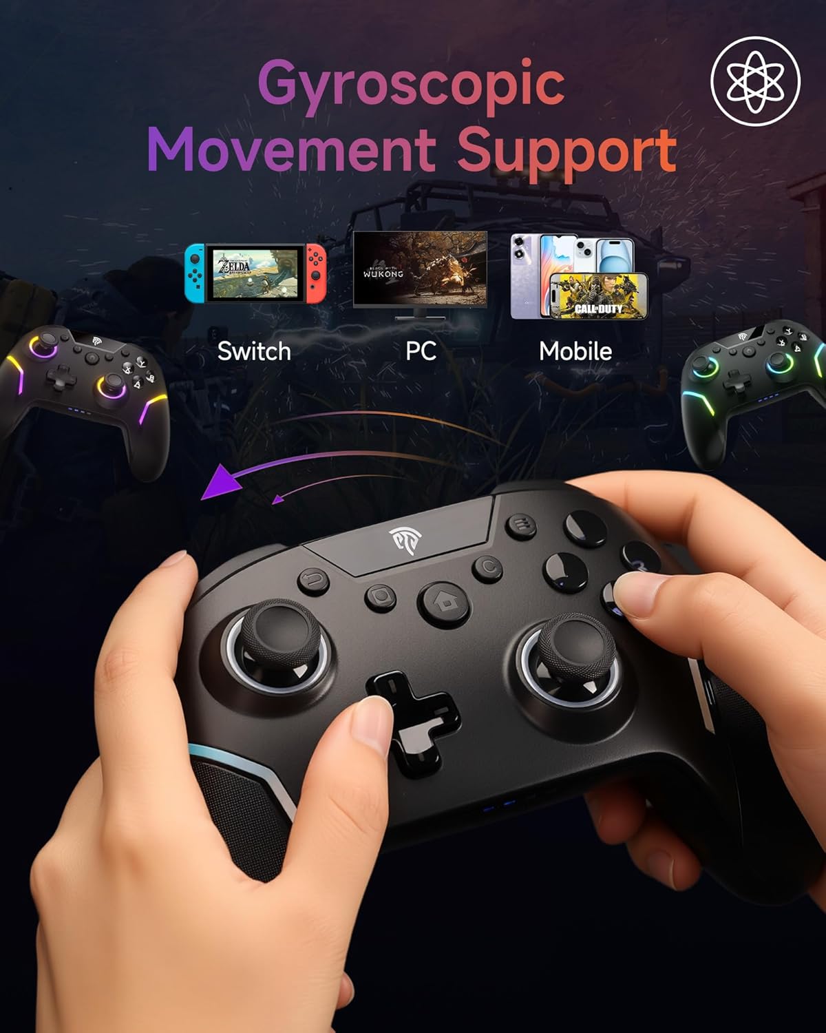 Thumbnail 6 de EasySMX X20 Wireless Gaming Controller 1000Hz