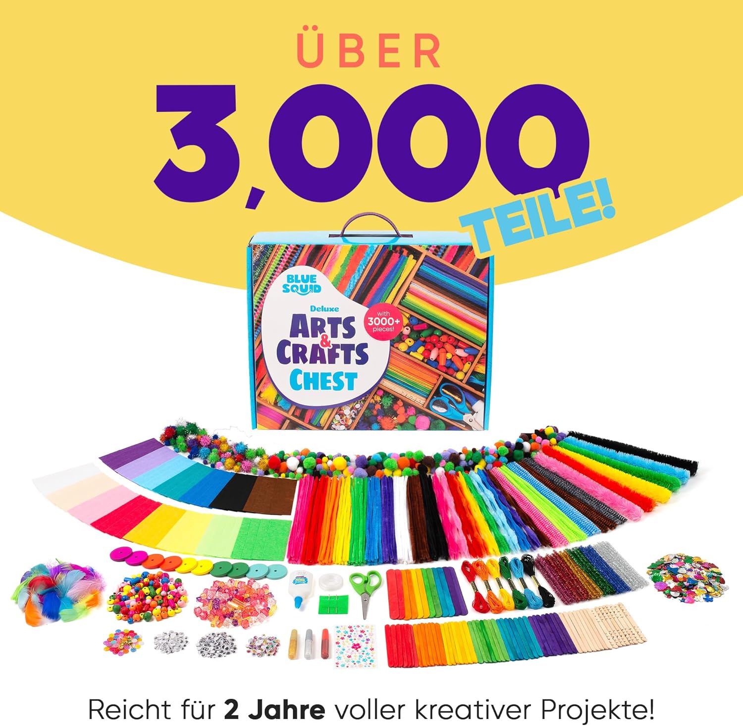 Thumbnail 5 de Blue Squid Bastelset 3000 Teile 🎨