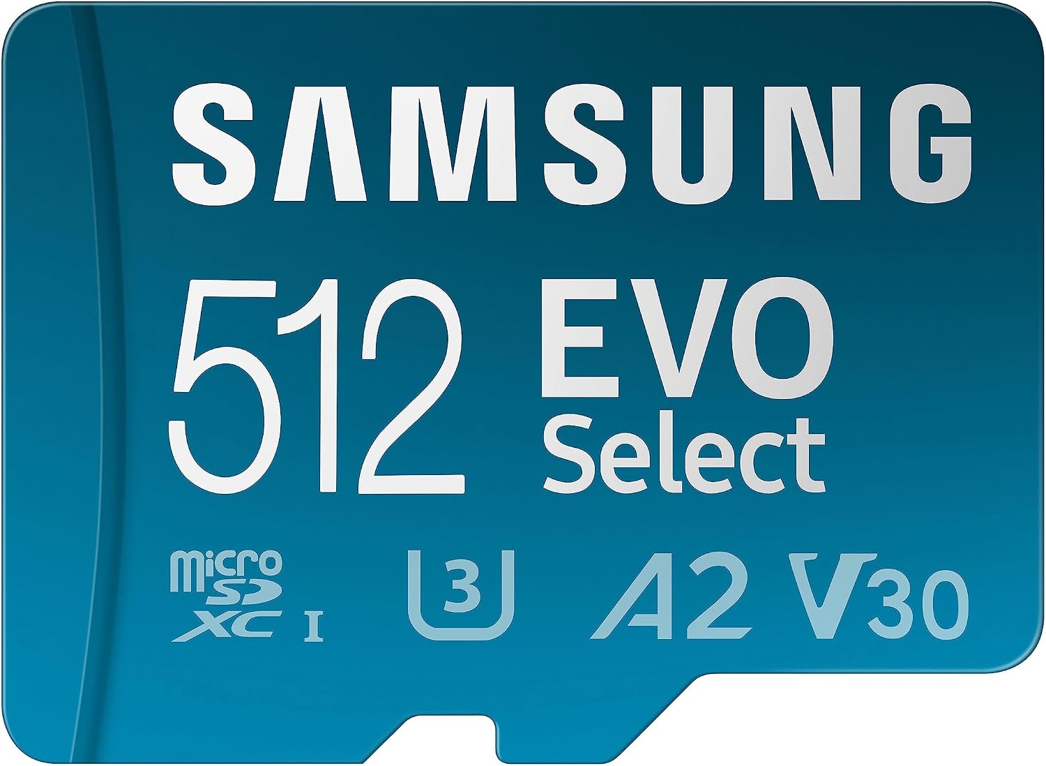 Detalle de Samsung Memorie EVO Select microSD da 256GB (UHS-I U3) fino a 160 MB/s