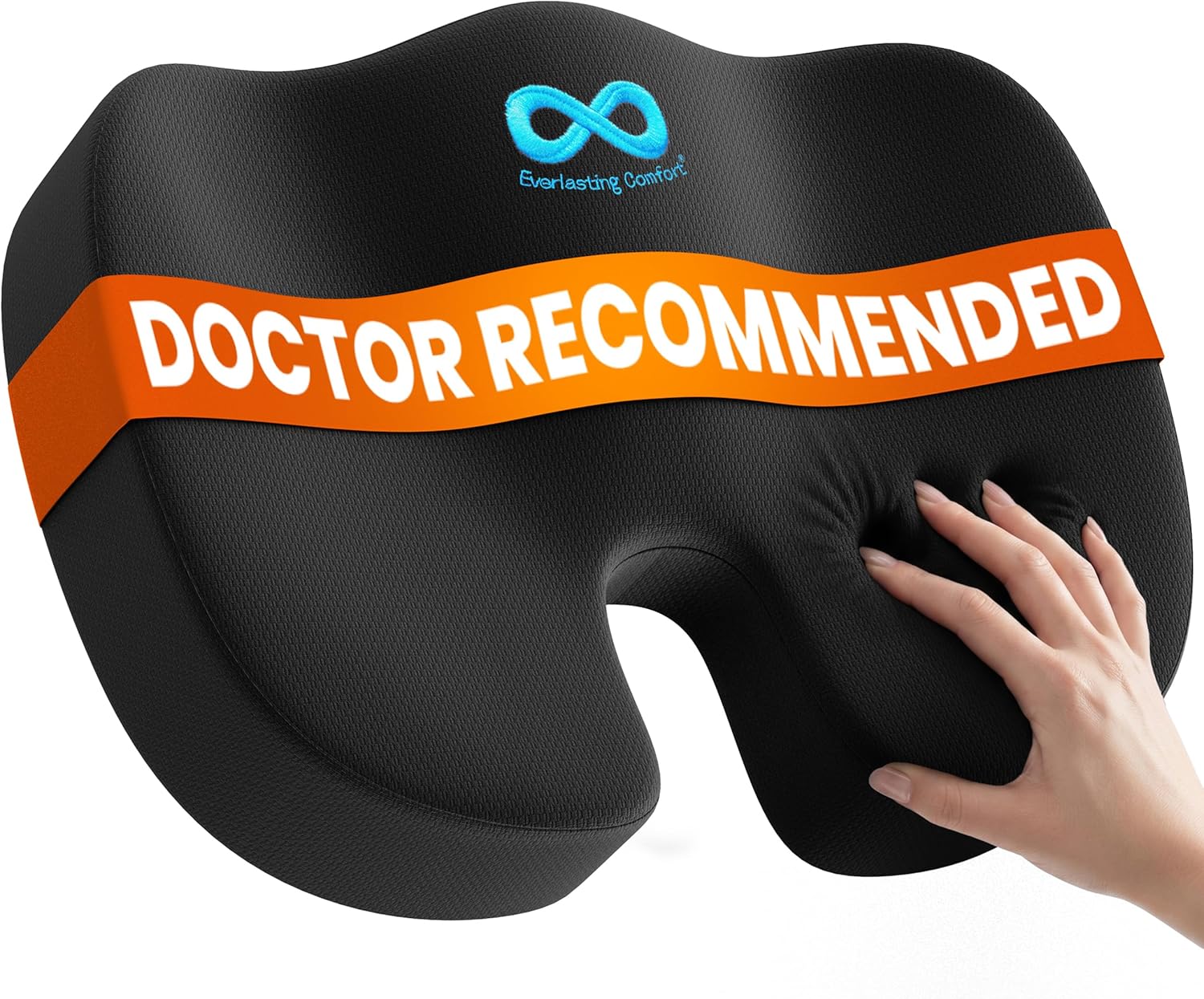 Detalle de Everlasting Comfort Memory Foam Seat Cushion for Sciatica