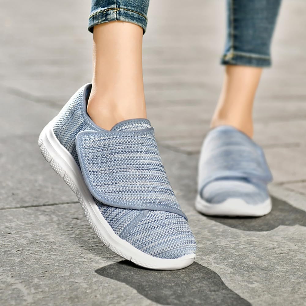 Thumbnail 6 de Eagsouni Diabetiker Schuhe mit Klettverschluss – leichte Weit-Walkingschuhe aus atmungsaktivem Netz