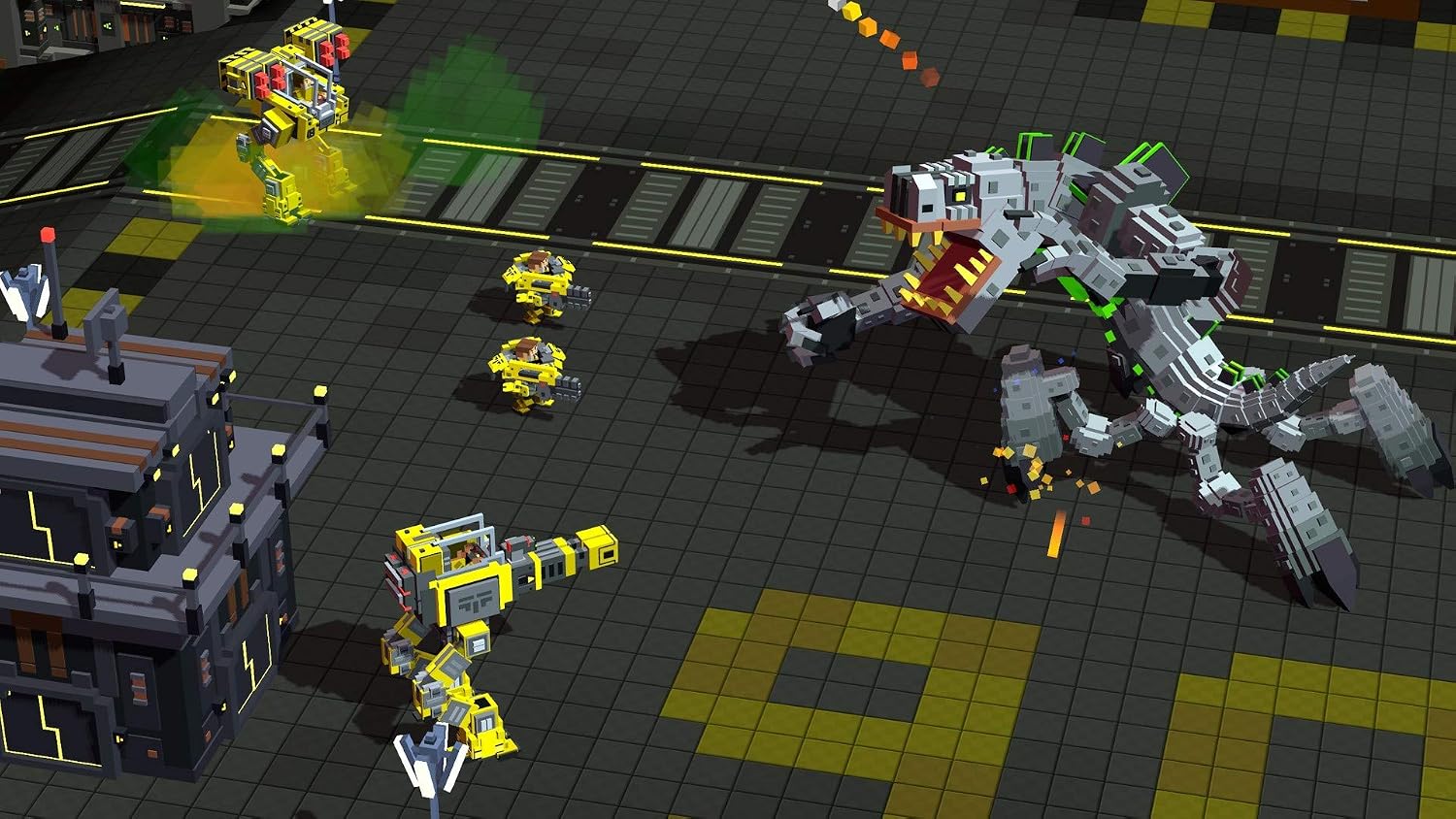 Detalle de 8-Bit Invaders for PS4 – Singleplayer, Co-op and Online Multiplayer