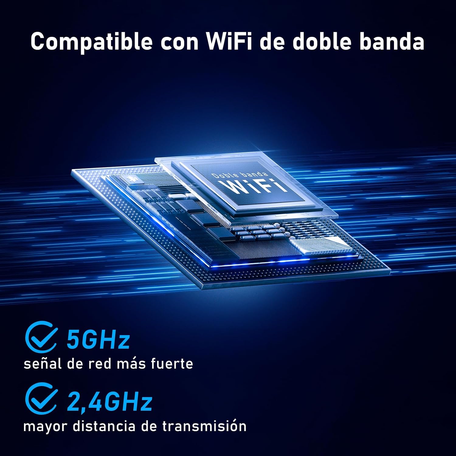 Detalle 2 de Cámara vigilancia solar 4MP 7800mAh WiFi dual