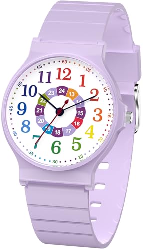 Detalle de SOCICO Reloj analógico para aprender la hora – diseño camuflaje, resistente y seguro para niños