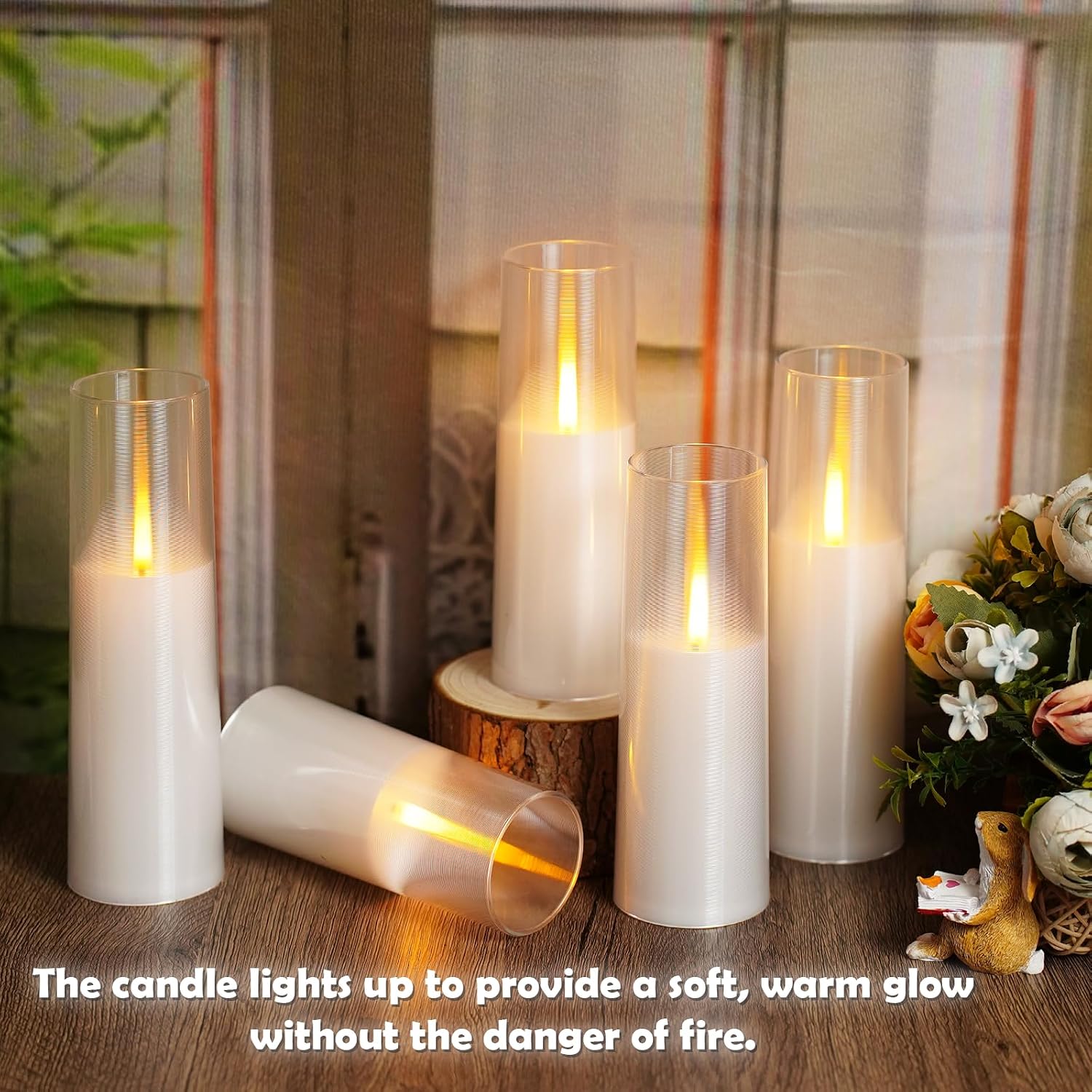Thumbnail 3 de Kakoya Flameless LED Candles 7-Piece Set
