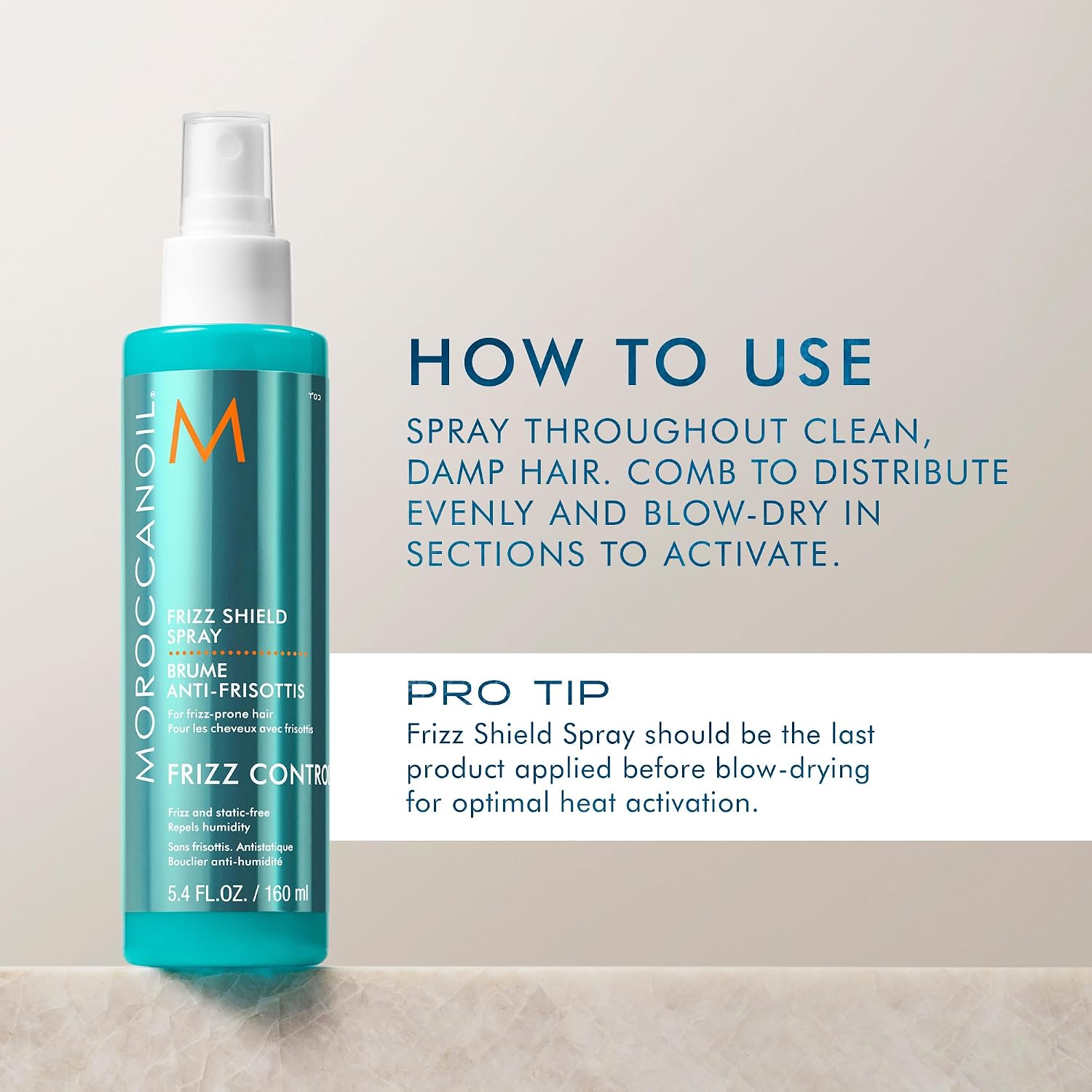 Detalle de Moroccanoil Frizz Shield Styling Spray, 5.4 Fl. Oz