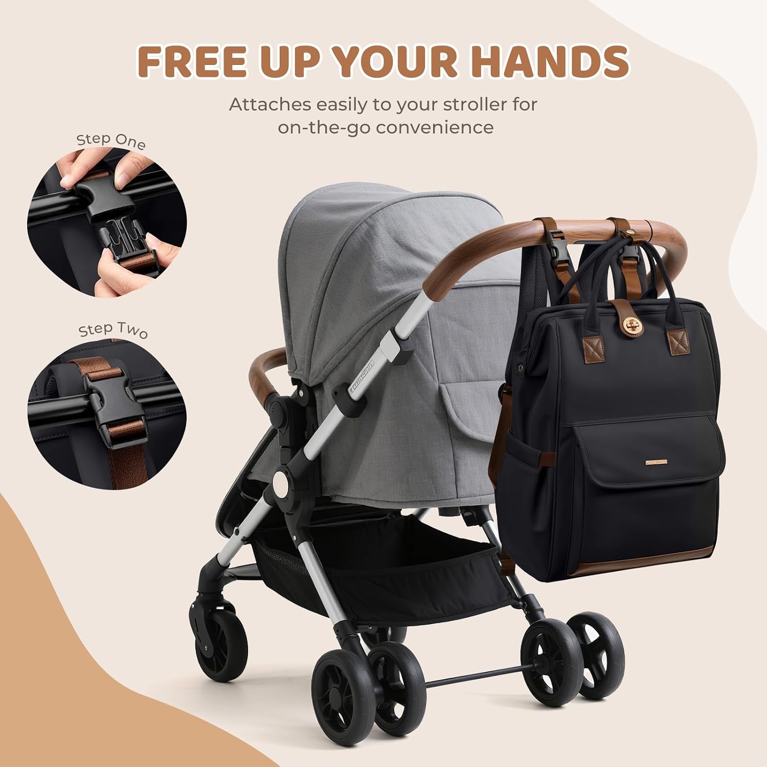 Thumbnail 1 de GOLF QUALITY Diaper Bag Backpack: Multi-Function, Water-Resistant & Large-Capacity for Modern Mum