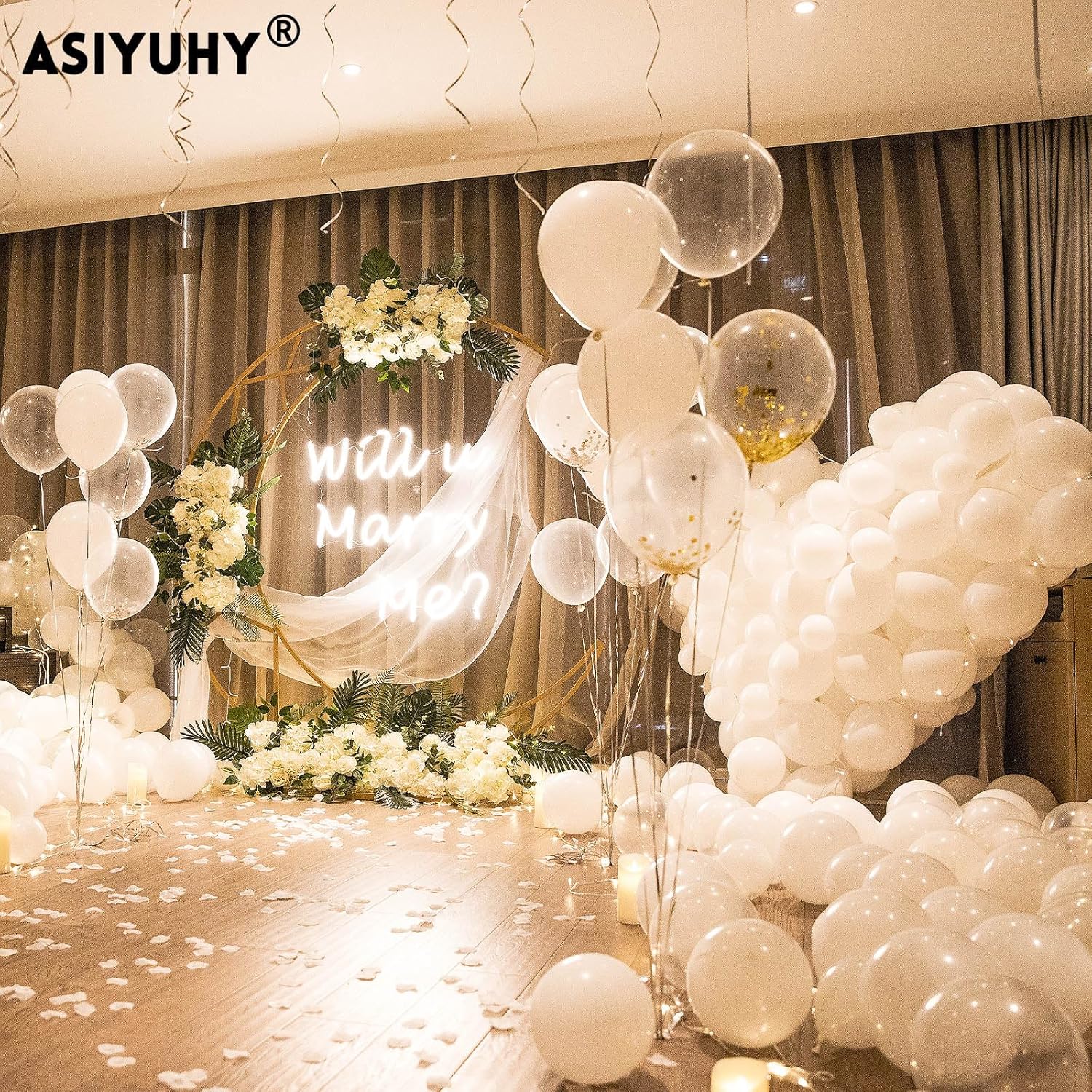 Thumbnail 6 de White Balloons 12 Inch 100 Pack party balloons 🎈