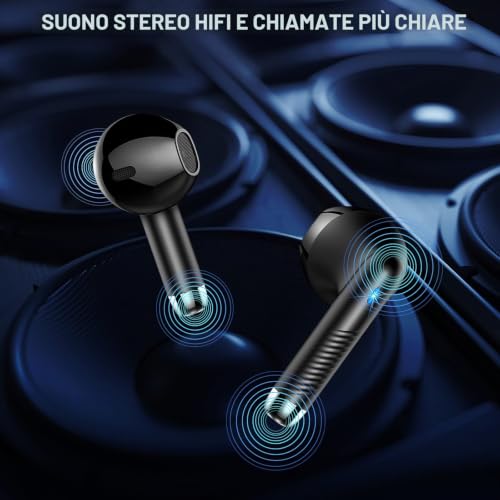 Detalle 2 de Zakotu 2026 Cuffie Bluetooth 5.4 In-Ear: Autonomia, ANC ENC e Impermeabilità IP7