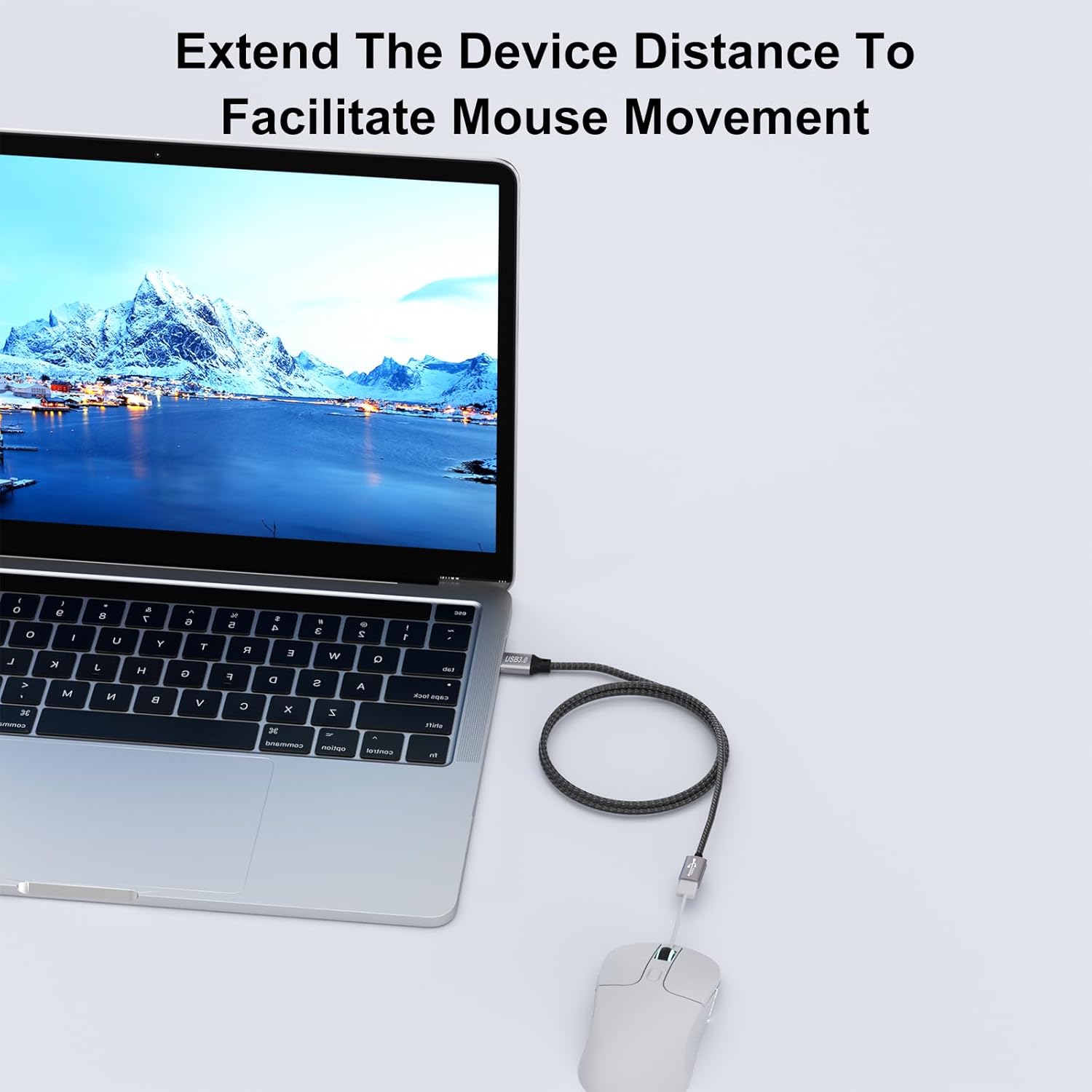 Thumbnail 2 de lalasis USB 3.0 Extension Cable (5m) 5Gbps, USB-A to USB-A for USB sticks, printers, hubs and PS5/PS4