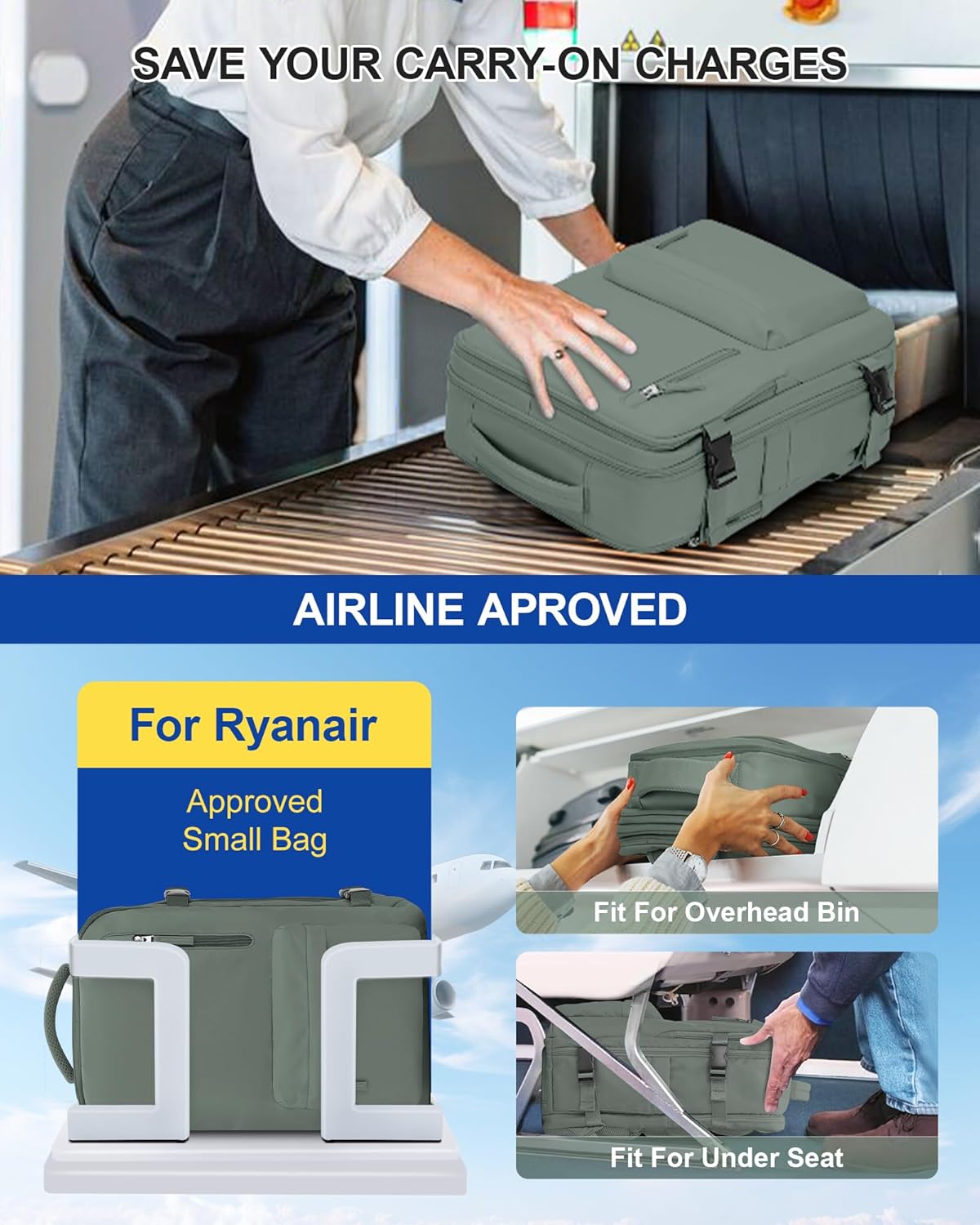 Thumbnail 2 de SZLX Mochila al Vacío 40x30x20 para cabina