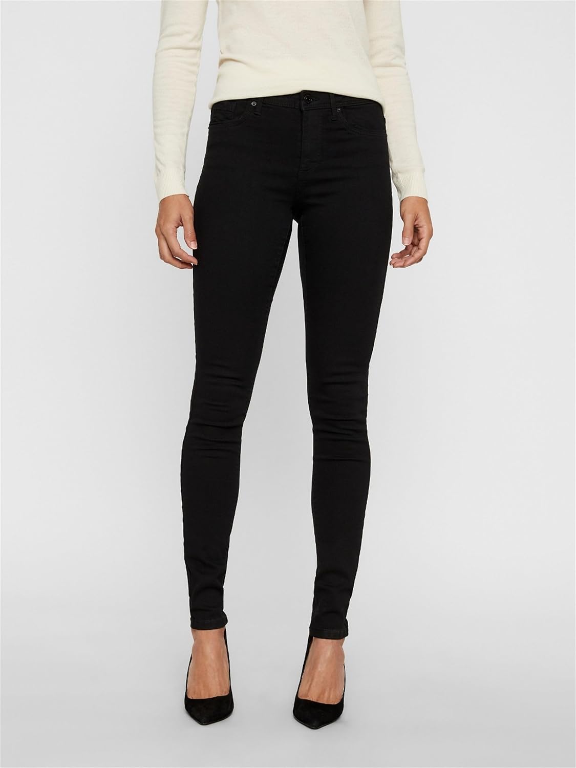 Detalle de VERO Moda Vmtanya Mr S Piping Skinny Jeans (Vi120 Noos) for Women