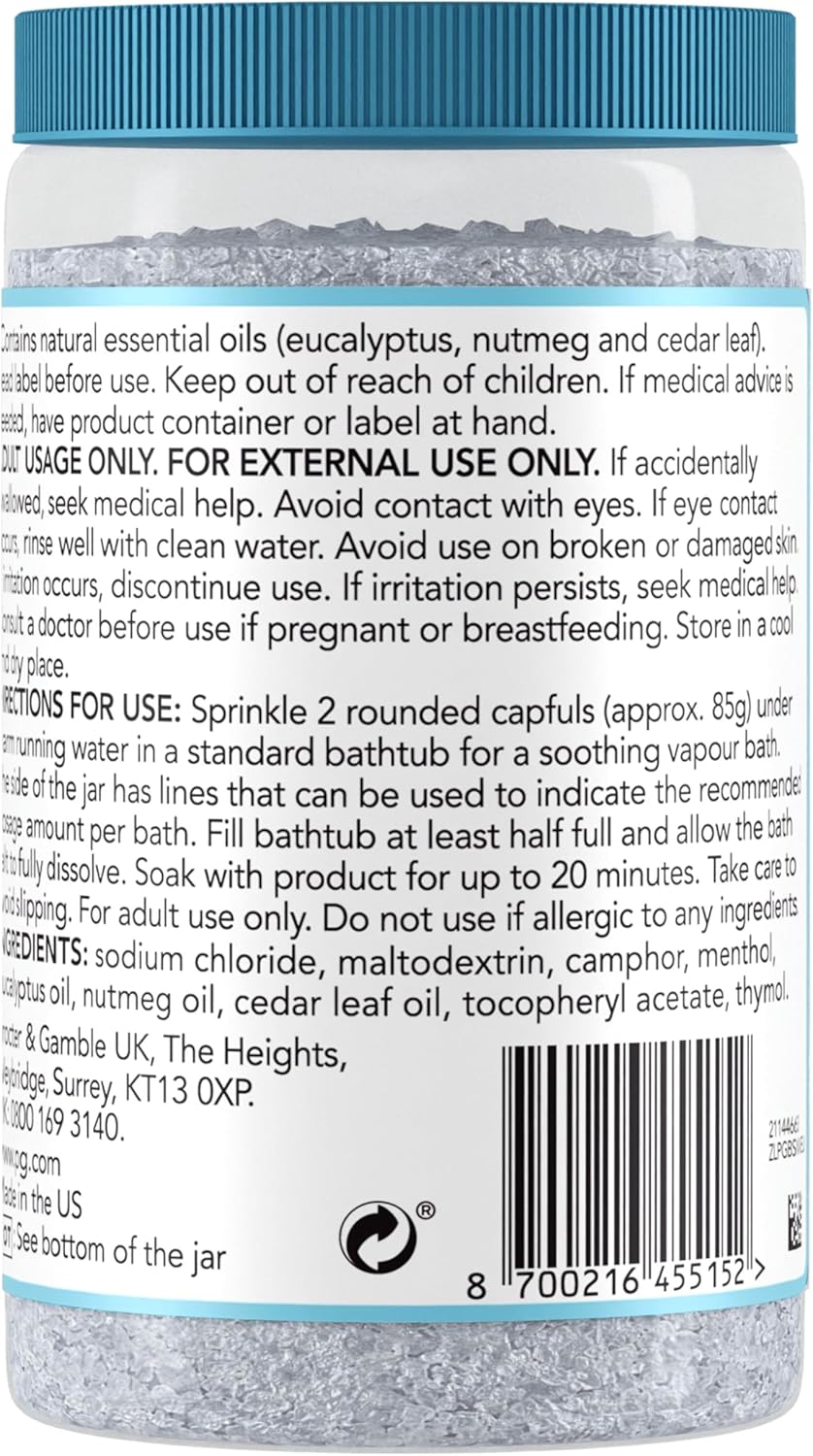 Thumbnail 6 de VICKS VapoBath 425g bath salts with menthol vapours