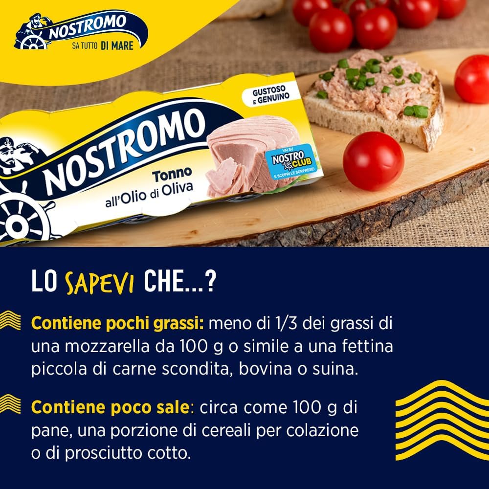 Thumbnail 4 de Nostromo Tonno all'Olio di Oliva – 30 lattine da 70 g, formato scorta 10 confezioni