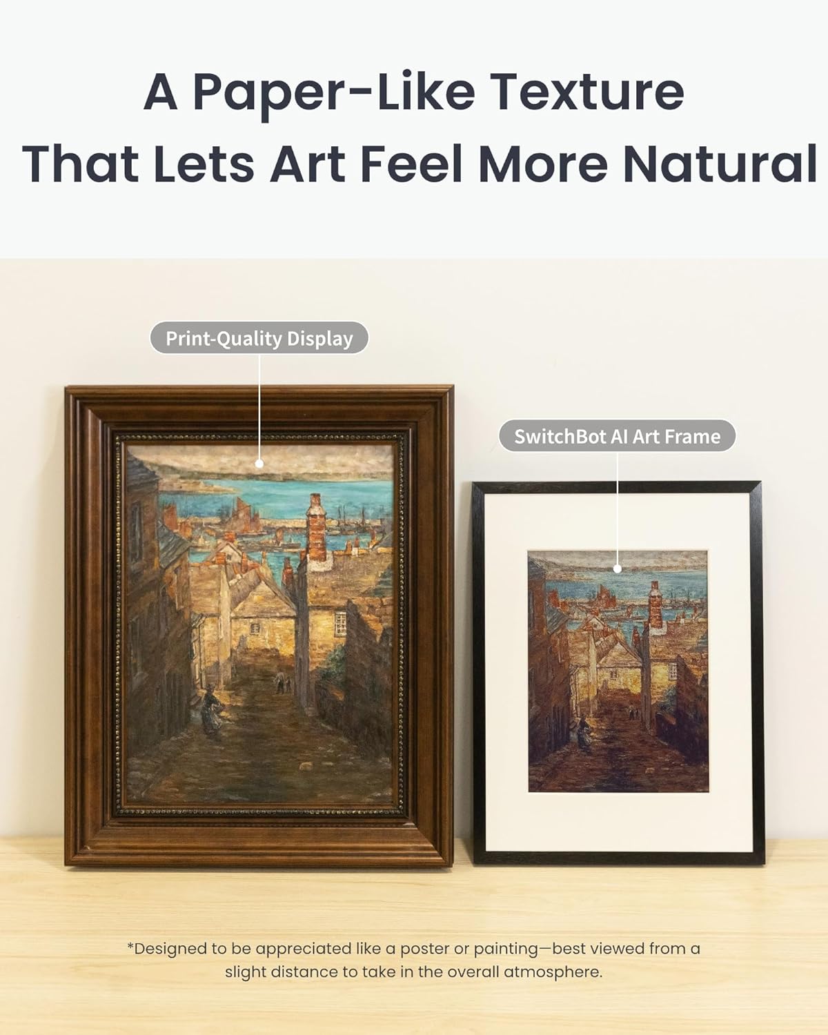 Thumbnail 2 de SwitchBot AI Art Frame 13.3" — Wireless Electronic Ink Photo Frame with AI Art
