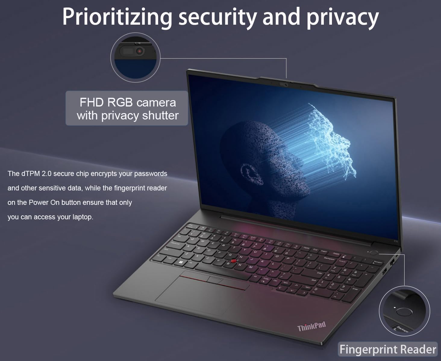 Thumbnail 4 de Lenovo ThinkPad E16 laptop