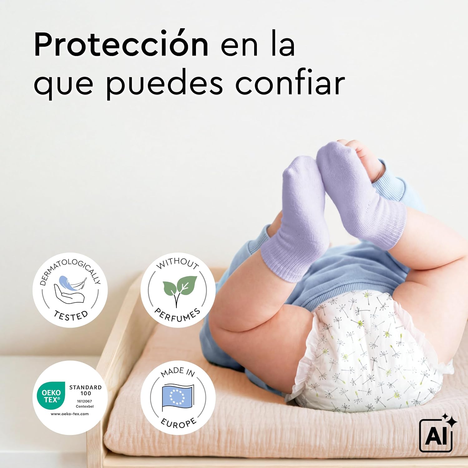Thumbnail 5 de Pañales Lillydoo delicados con la piel - talla 3 (6+ kg), 87 unidades | Con indic. de orina