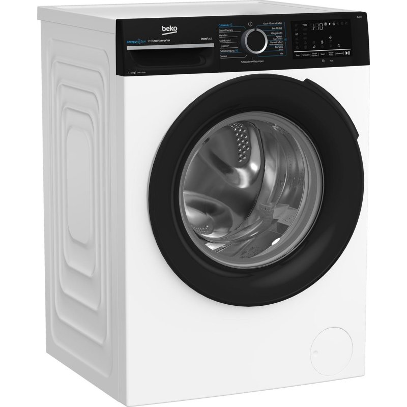 Detalle de Lavadora Beko BM3WFU41041W 10 kg: eficiencia EnergySpin y programas rápidos