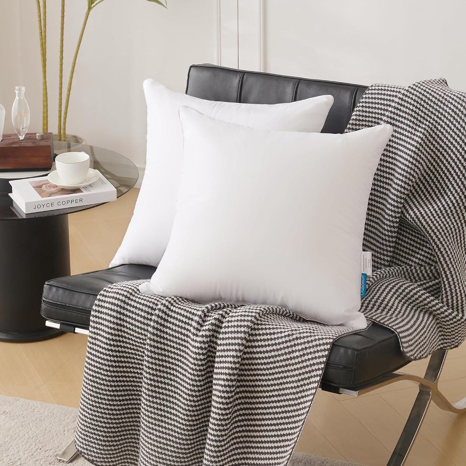 Detalle 2 de Oubonun 30 x 30 Pillow Inserts 2-Pack ๐