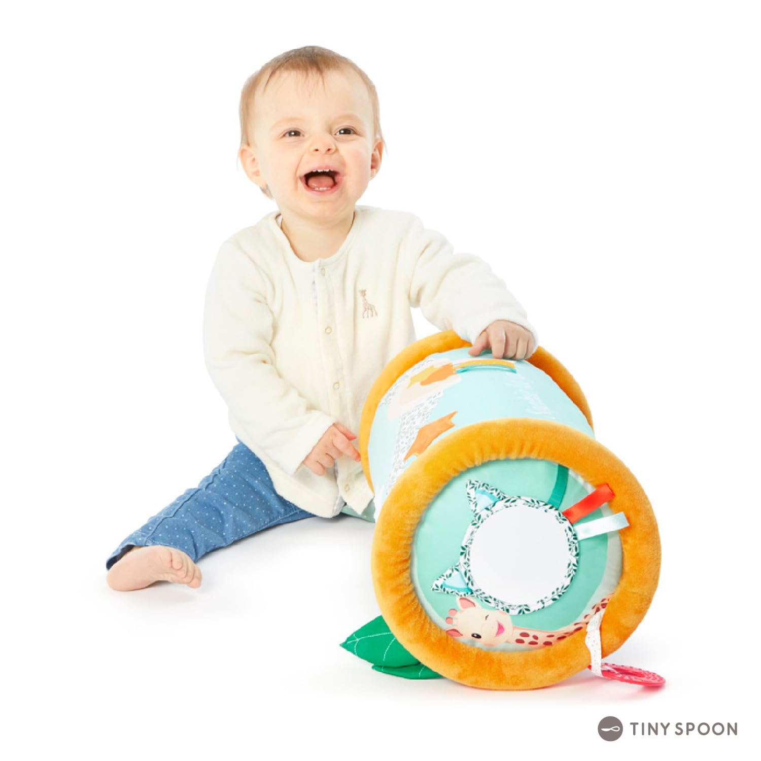 Thumbnail 1 de Vulli Baby Krabbelrolle Sophie la Giraffe – Klettern, Rollen und Reiten für Motorik & Gleichgewicht