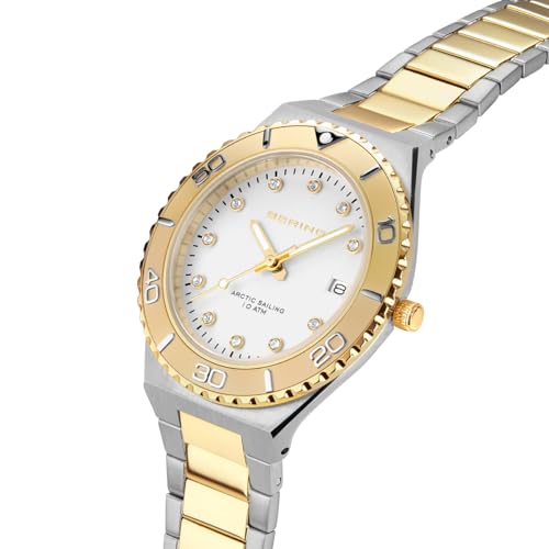 Thumbnail 1 de BERING 18936-710 – Orologio da donna in acciaio inox IP argento/oro, 36 mm, vetro zaffiro, 10 ATM