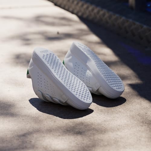 Thumbnail 8 de adidas Unisex Kids Advantage Base 2.0 Shoes – Cloud White/Cloud White/Green, 12 UK