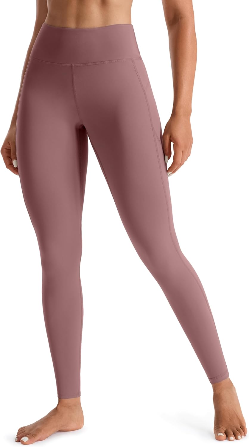 Detalle de JOYSPELS figurformende Damen-Sporthose mit Pfirsich-Design, blickdichte Leggings mit Taschen