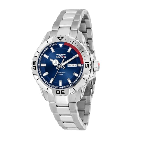 Detalle de Sector No Limits Legend R3223135001, montre homme en acier 43 mm, cadran bleu