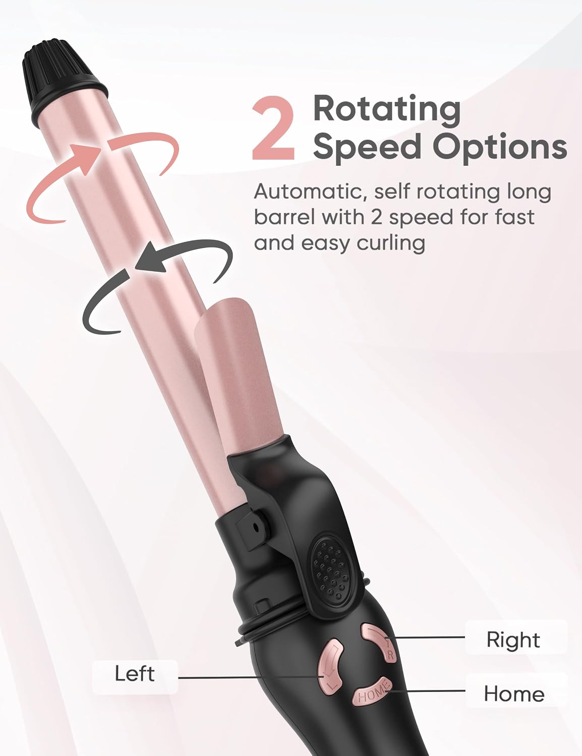 Thumbnail 1 de LANVIER Automatic Rotating Curling Iron, 1-Inch Tourmaline Ceramic Barrel